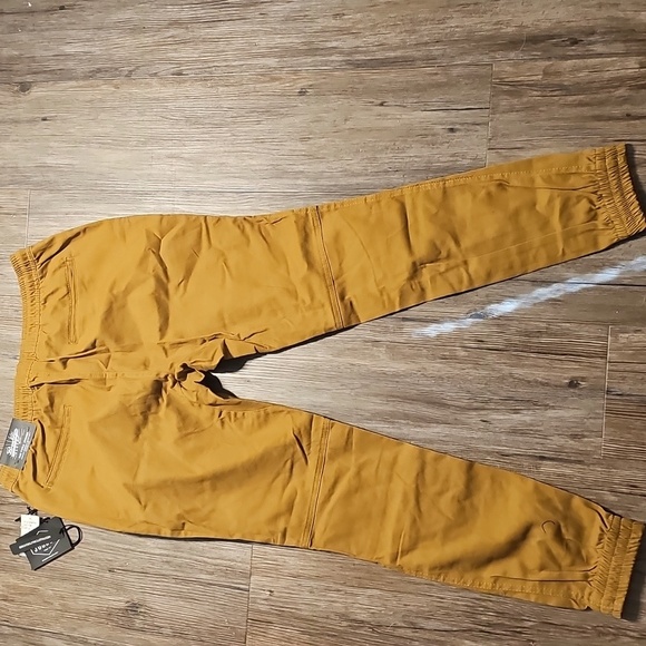 Brooklyn Cloth Men's Tan Twill Cargo Pants Large - Picture 4 of 7